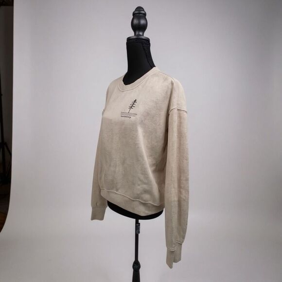 🤍 NWOT Swell Living Upcountry Crewneck • Beige/Bone • Cozy & Sustainable ✨ - Picture 2 of 8